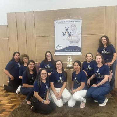 Movimento das MÃ£es que Oram pelos Filhos se prepara para o 1Âº Encontro Paroquial em Laranjeiras do Sul